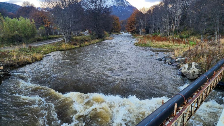 Ushuaia: las inclemencias meteorológicas dificultan el proceso de potabilización