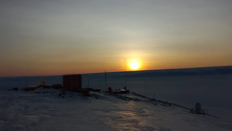 Noche polar antártica: una base Argentina en oscuridad durante cuatro meses
