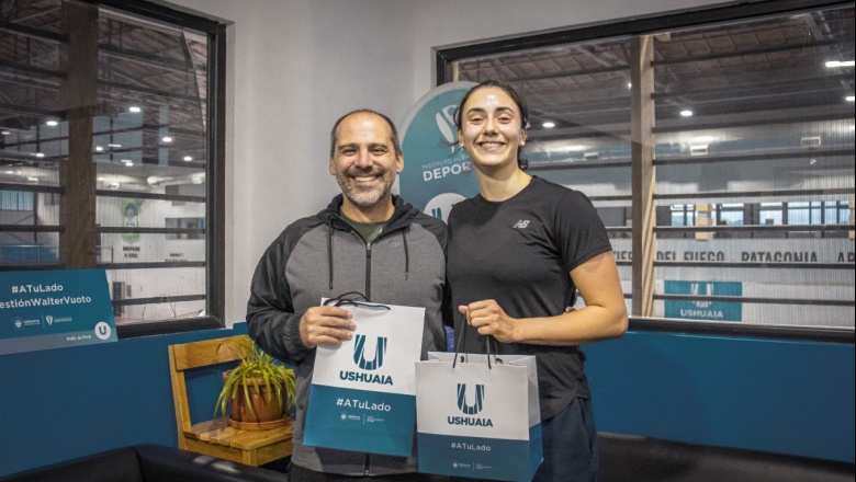 El Instituto Municipal de Deportes de Ushuaia reconoció a la atleta Renata Godoy 
