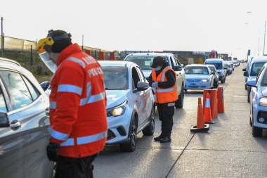 Los controles vehiculares continuarán durante todo el fin de semana