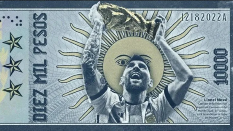 Nación evalúa sacar un billete de 10 mil con la cara de Messi