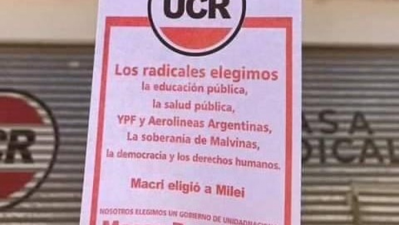"Los radicales nunca votaríamos a Milei"