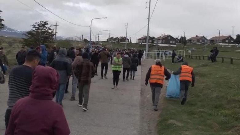 Operativos de limpieza tras el recital de La Renga para que la ciudad permanezca limpia