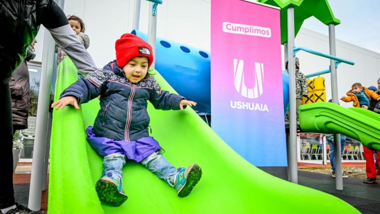 La Municipalidad de Ushuaia inauguró la plaza amigable del Centro de Desarrollo Infantil “Jorge H. Brito”