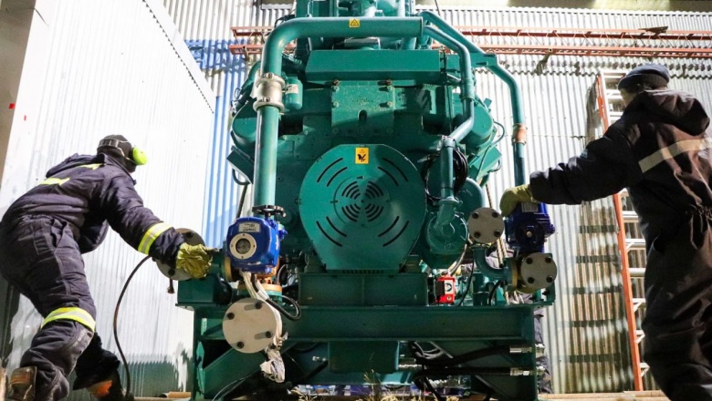 Arribó a Tolhuin un nuevo equipo generador que garantizará el servicio eléctrico 