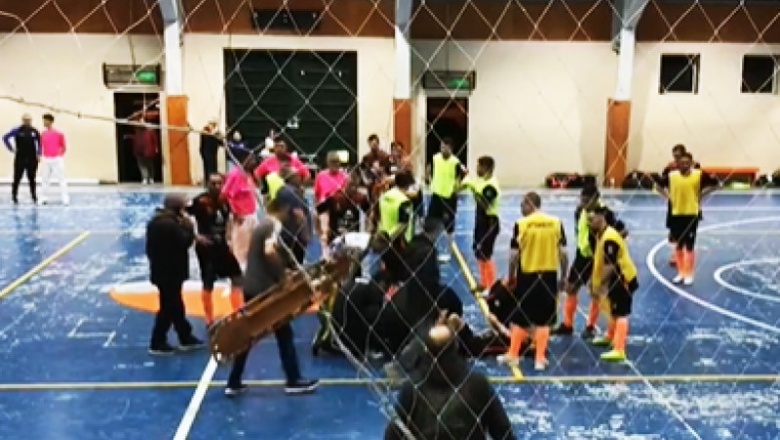 Futsal Fueguino: le quebraron tibia y peroné a un jugador