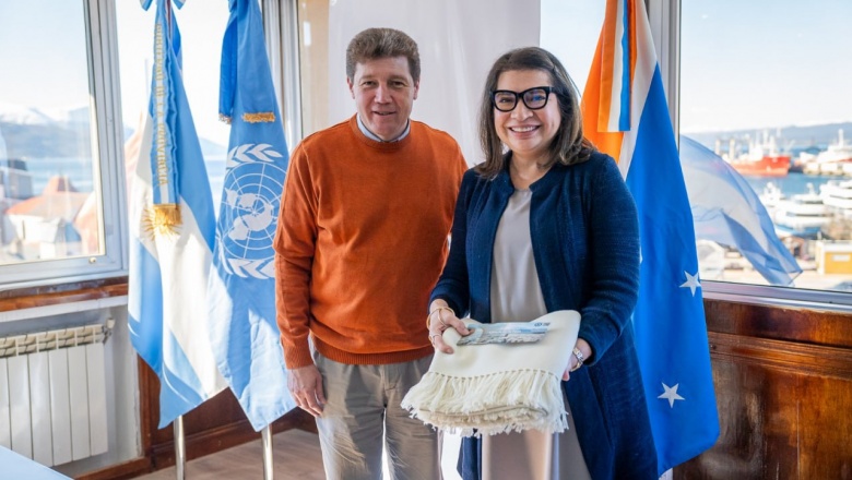 Melella recibió a la Coordinadora Residente de Naciones Unidas en Argentina, Claudia Mojica