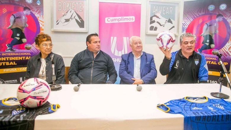 El Municipio De Ushuaia participó de la presentación oficial de la Continental CUP de Futsal