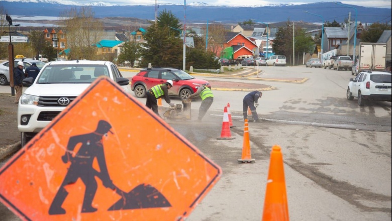 Ushuaia avanza con el plan de recuperación vial de la ciudad 