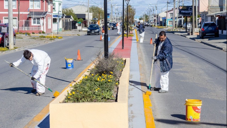 Avanzan los trabajos de renovación urbana en los espacios públicos de la ciudad 