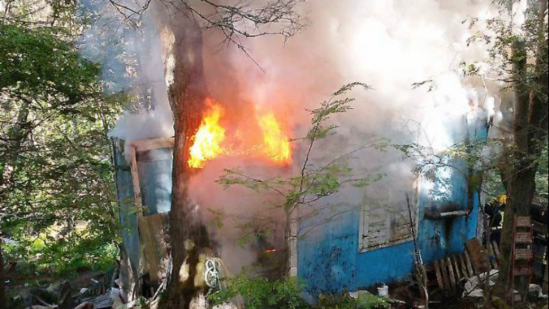 Incendio destruyó una vivienda