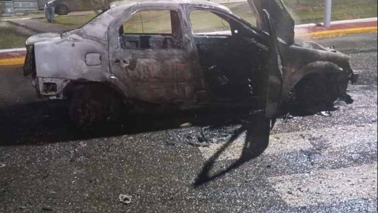 Principio de Incendio en un Vehículo