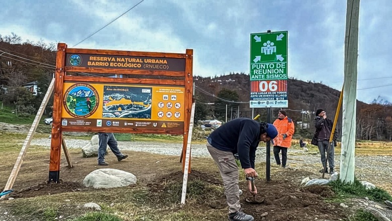 Se colocó cartelería en la Reserva Natural Urbana del Barrio Ecológico