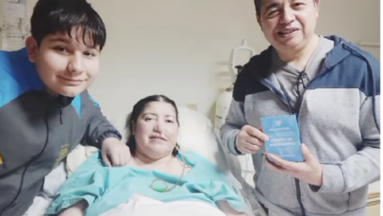 Padece de cáncer y hace un mes que está internada: dio el ¡Si quiero! allí y se casó