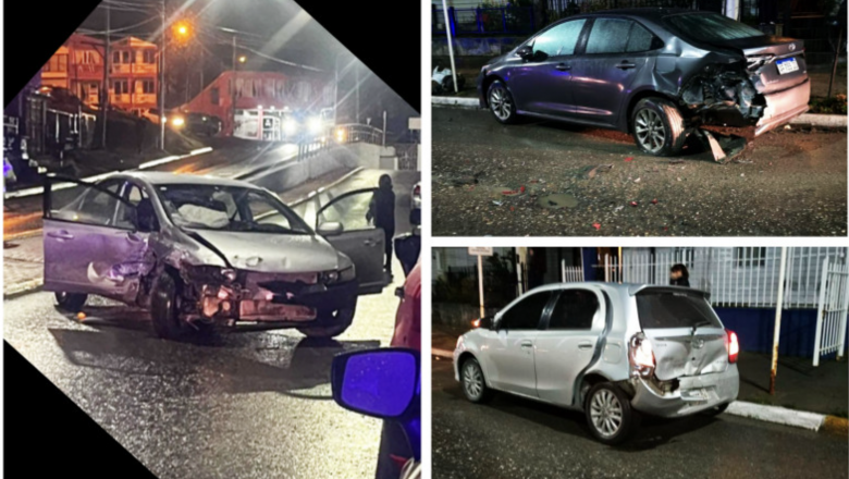 Borracho provocó choque en cadena en Ushuaia