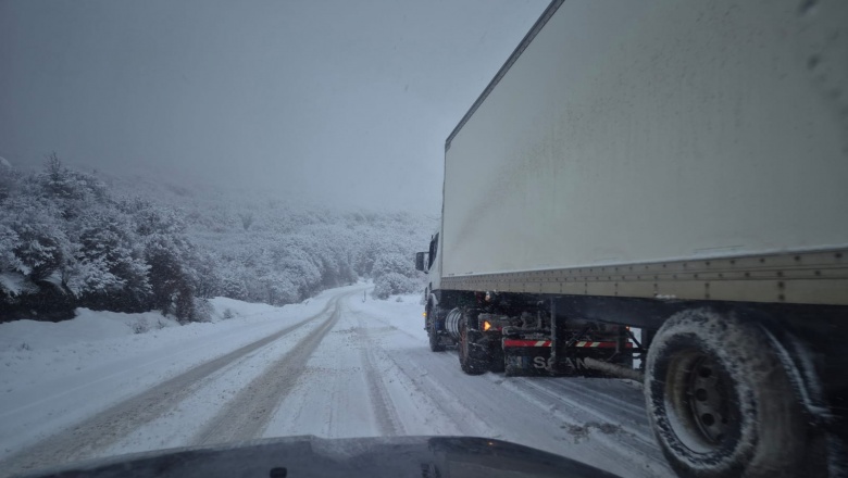 Preocupa la falta de mantenimiento en la Ruta 3: las nevadas agravan el riesgo para los conductores
