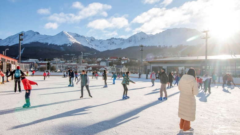 Este sábado inaugura la temporada la pista de Patinaje sobre Hielo de Ushuaia
