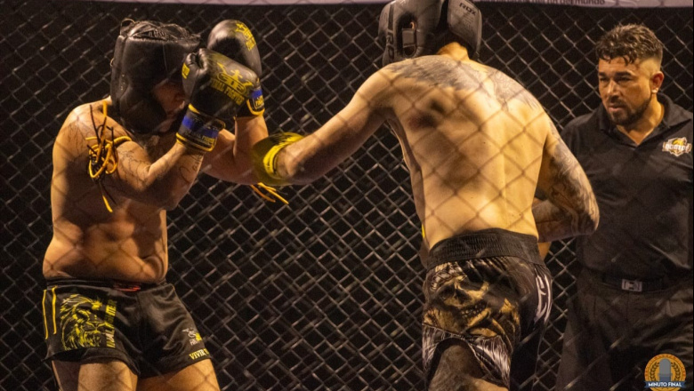 Noche de combates de artes marciales mixtas en Río Grande