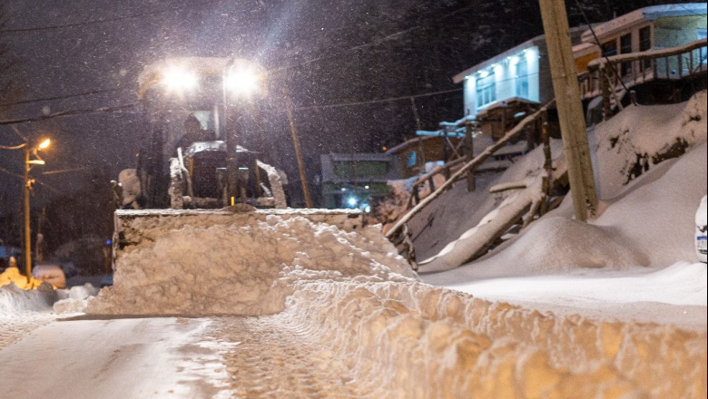La Municipalidad despliega un fuerte operativo para hacer frente a la nevada