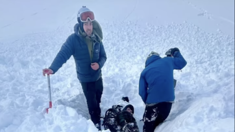 Dramático rescate en Ushuaia: una pareja fue sepultada por una avalancha en laguna Turquesa 