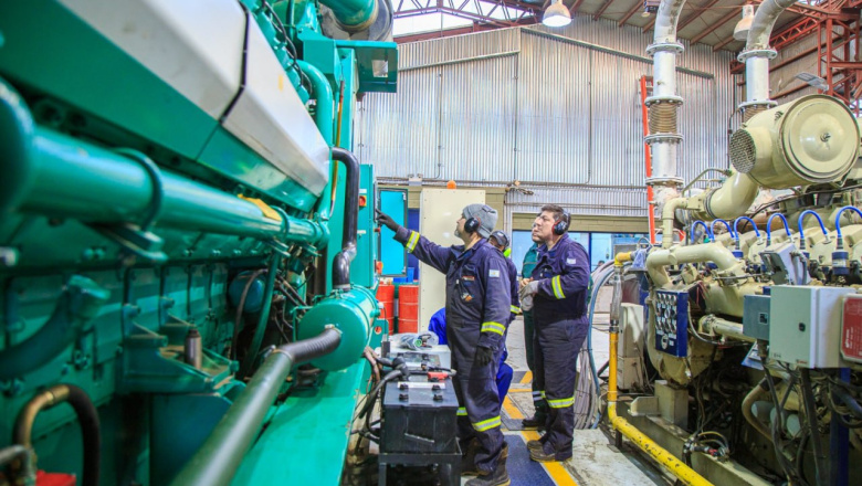 Continúan los trabajos para estabilizar el sistema de eléctrico en la usina de Tolhuin