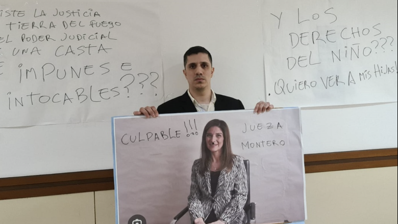 Padre reclama ver a sus hijas, apunta a una justicia express de parte de la Jueza Montero