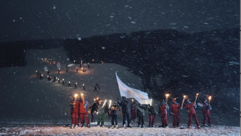  El 9 de julio, la Bajada de Antorchas iluminará el Cerro Castor con más de 120 instructores. 