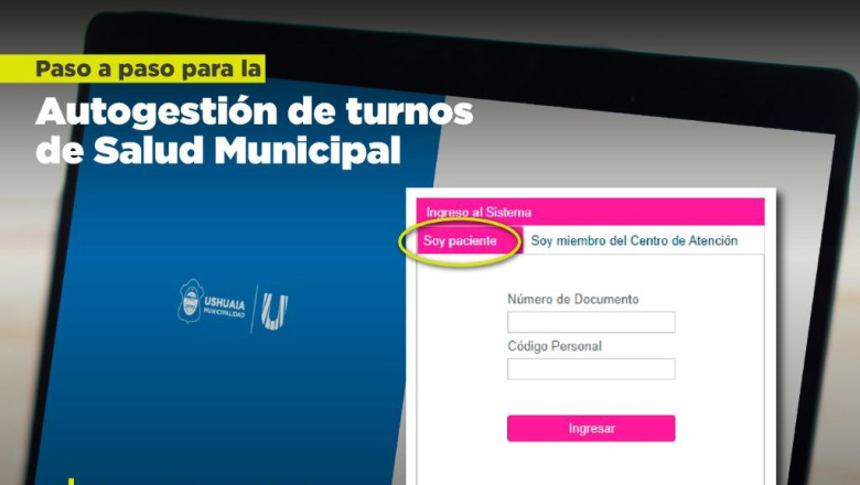 Ya se pueden gestionar turnos en forma digital para el Centro de Salud Municipal de Ushuaia