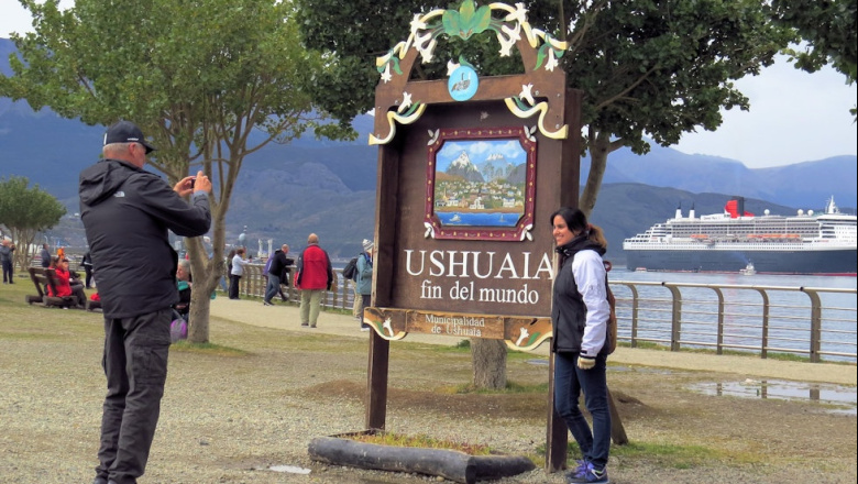 Polémica: quieren sacar el icónico cartel turístico de Ushuaia y trasladarlo a un museo