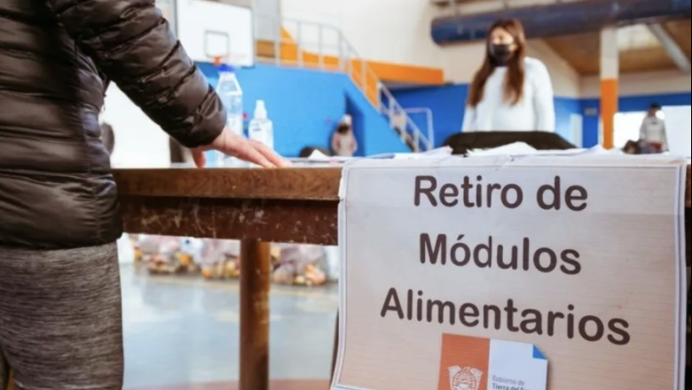 Cronograma de entrega de Módulos Alimentarios en Ushuaia 