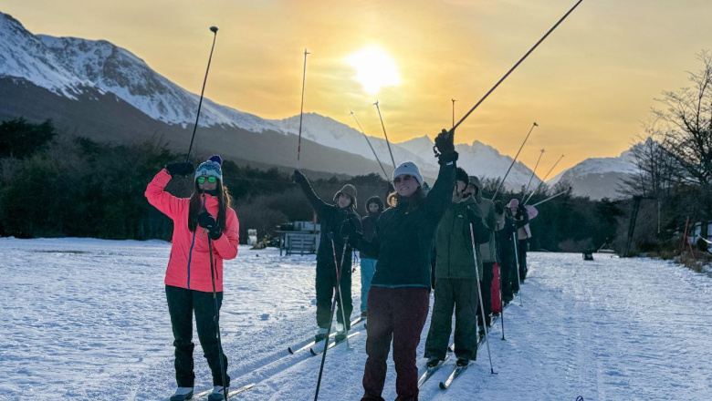 Inclusión Social: realizaron una jornada de esquí para Jóvenes de Ushuaia 