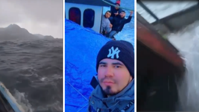 Dramática búsqueda de cuatro tripulantes tras el hundimiento de una lancha en Punta Arenas