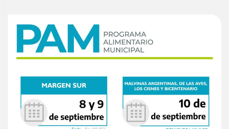 Mañana comienza la entrega de módulos alimentarios