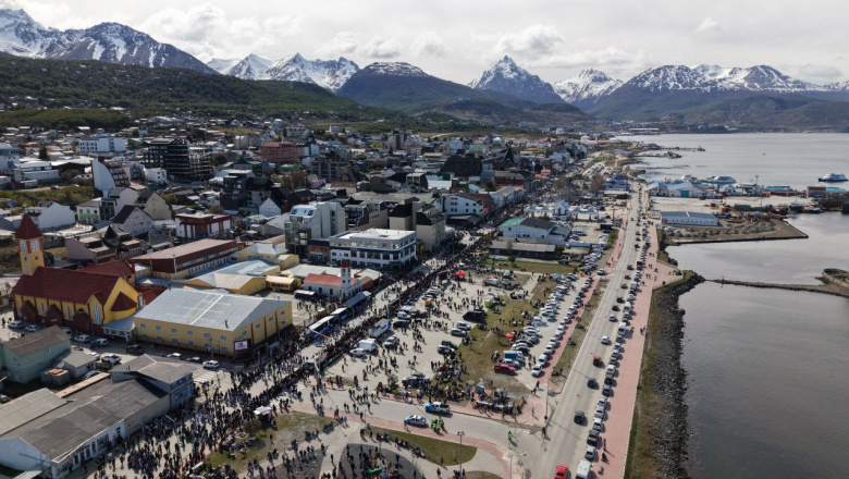 La comunidad de Ushuaia volvió a ser protagonista del cumpleaños de la ciudad 