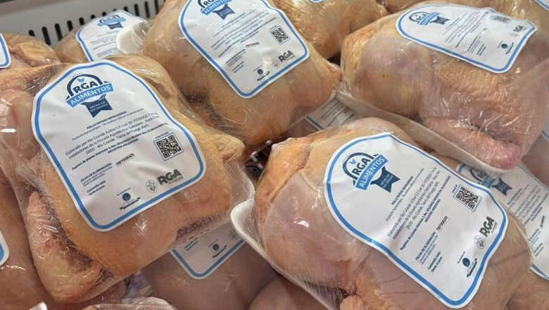 Pollos frescos de RGA Alimentos nuevamente en toda la provincia