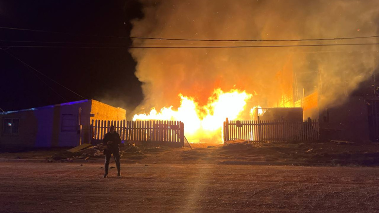  Incendio en una vivienda de Río Grande por conexiones de gas irregulares