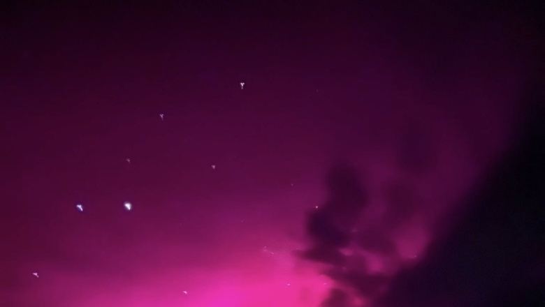 Impresionantes auroras australes iluminaron el cielo de Tierra del Fuego y Punta Arenas