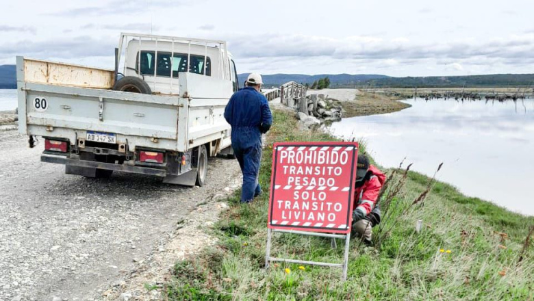 Restricción de tránsito pesado en el puente Yuco, ruta Provincial n°1