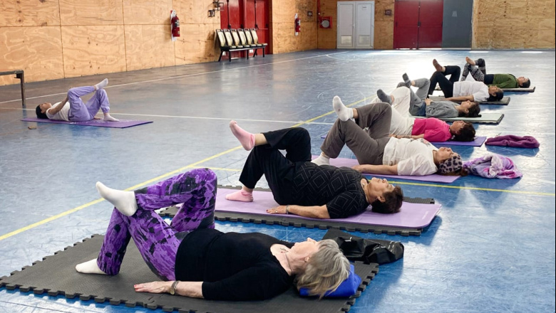 “Cuerpo y alma en movimiento”: Un éxito el encuentro que combinó concientización y Yoga en Río Grande