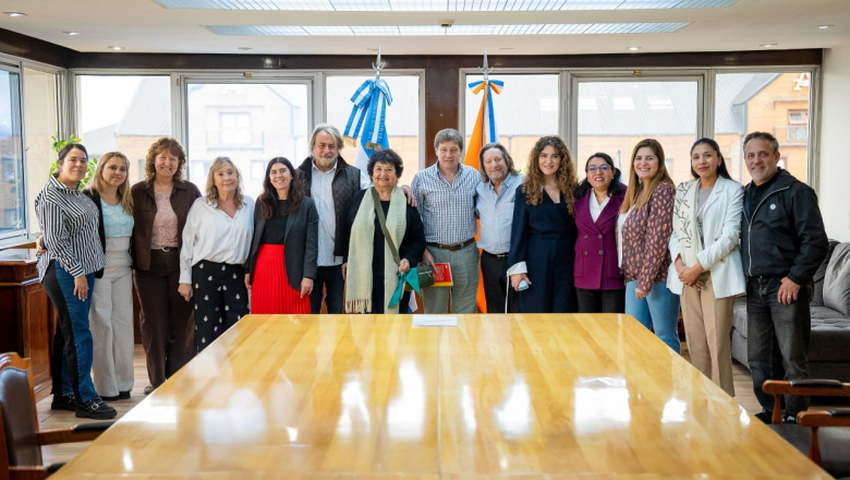 El gobernador Melella recibió a referentes del 1° Congreso “Derechos Humanos Desde el Sur”