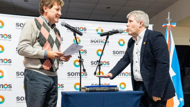 Juró Jorge Canals, flamante Ministro Jefe de Gabinete y llamó a "reforzar el diálogo político e insititucional""