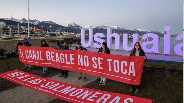 Marzioni cruzó a los ambientalistas: la ley prohíbe salmoneras en el Beagle, ríos y lagos. “La ley No fue entendida”