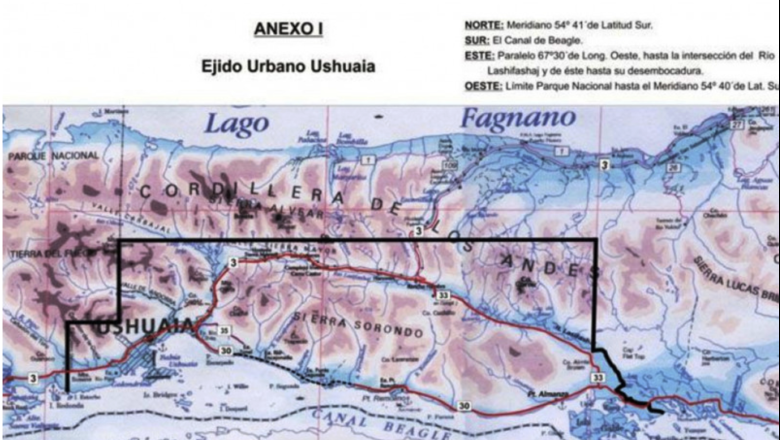Proponen ampliar el ejido urbano de Ushuaia hasta Almanza