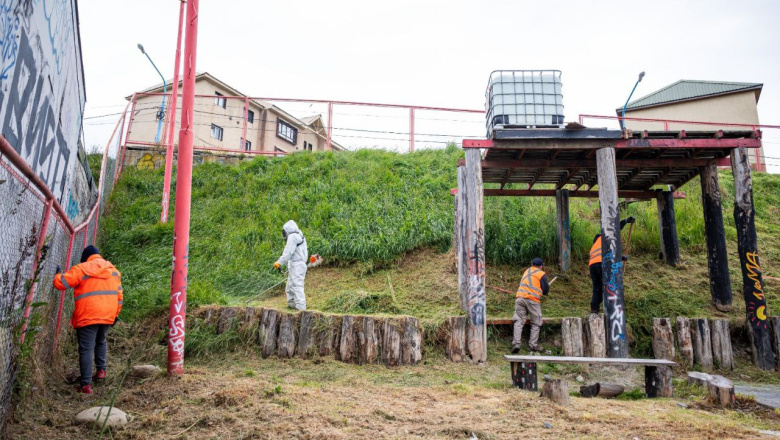 Se realizaron distintas tareas de mantenimiento urbano y mejora de infraestructura en la ciudad