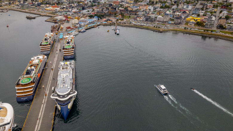 Tierra del Fuego demostró su capacidad operativa en una jornada de alta complejidad de cruceros