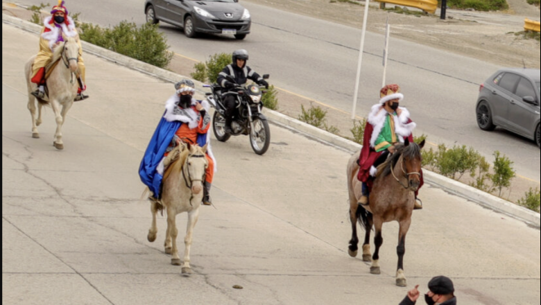 Tarde Mágica: los Reyes Magos recorren Tierra del Fuego 