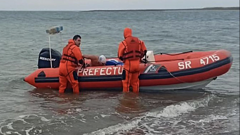 Prefectura rescató a un nadador en las costas de Río Grande 