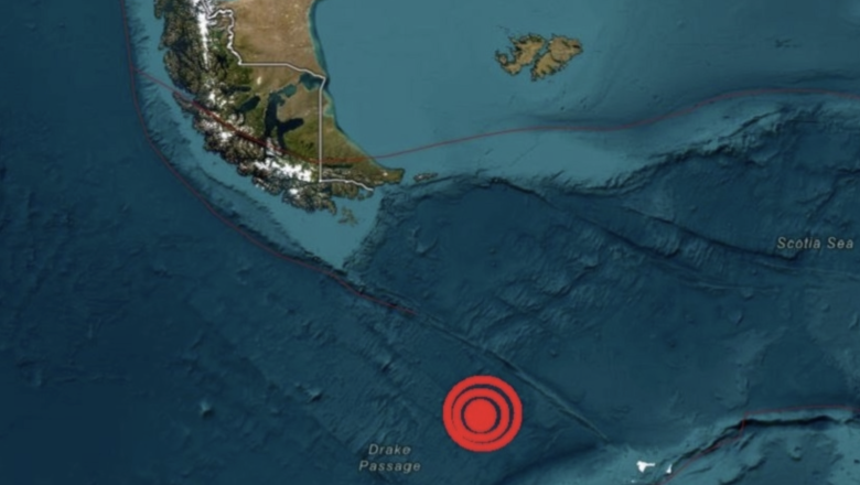 Detectaron un sismo de magnitud 4,6 en el Pasaje de Drake, al sur de Ushuaia