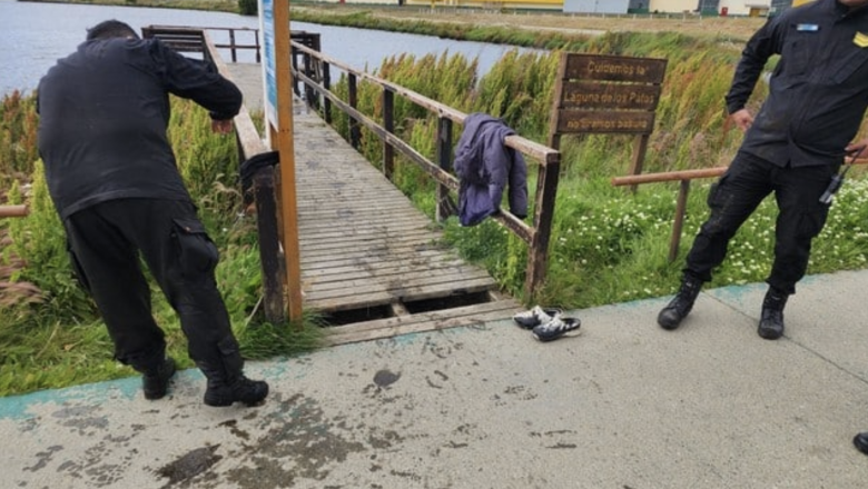 Rescate policial en la Laguna de los Patos evitó una tragedia