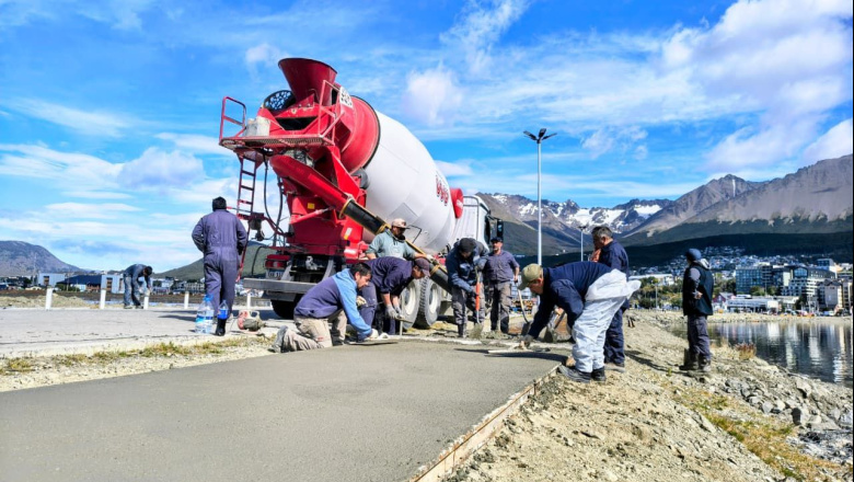 El Municipio de Ushuaia avanza con los trabajos finales en la Pasarela Fique 